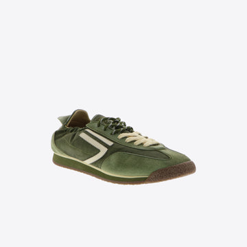 Sneakers groen leder daim panther
