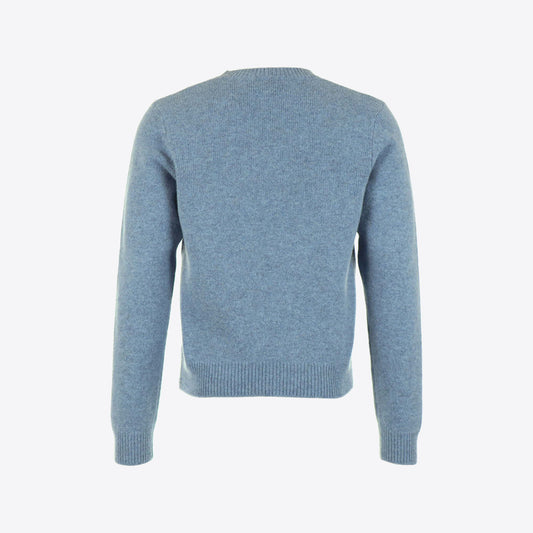 Pull lichtblauw mélange edmond