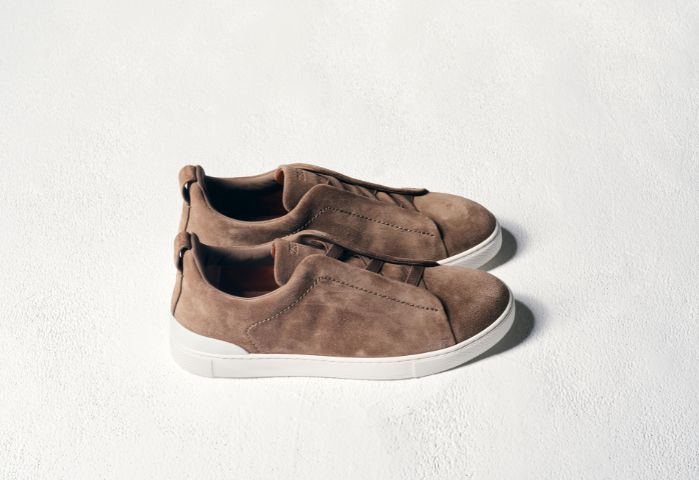 Zegna sneaker in het beige