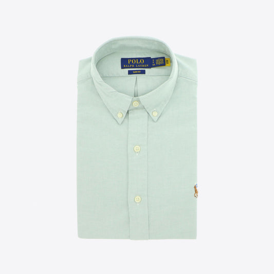 Hemd groen oxford